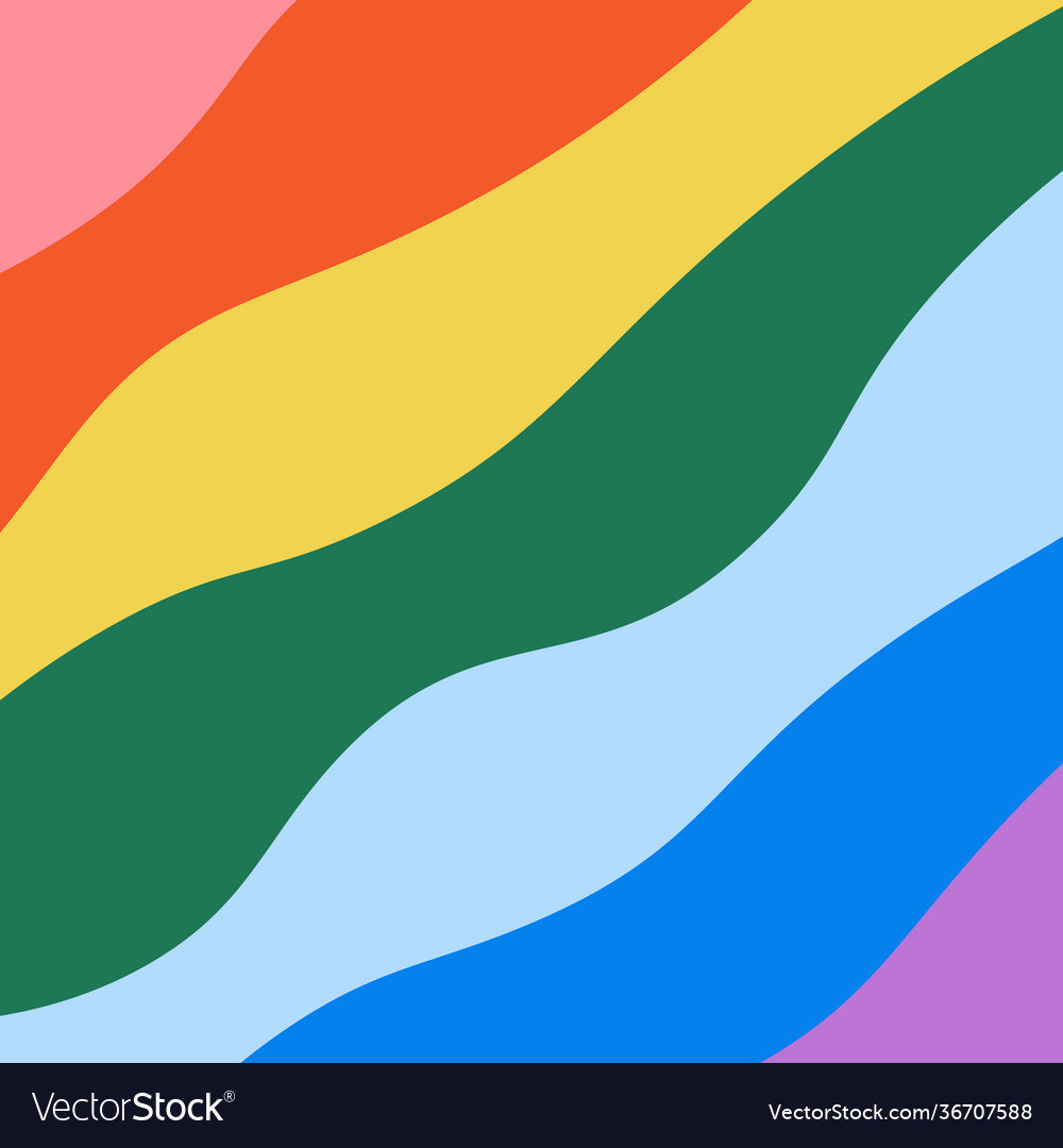 Rainbow pattern geometric Vector Image Rainbow pattern geometric
