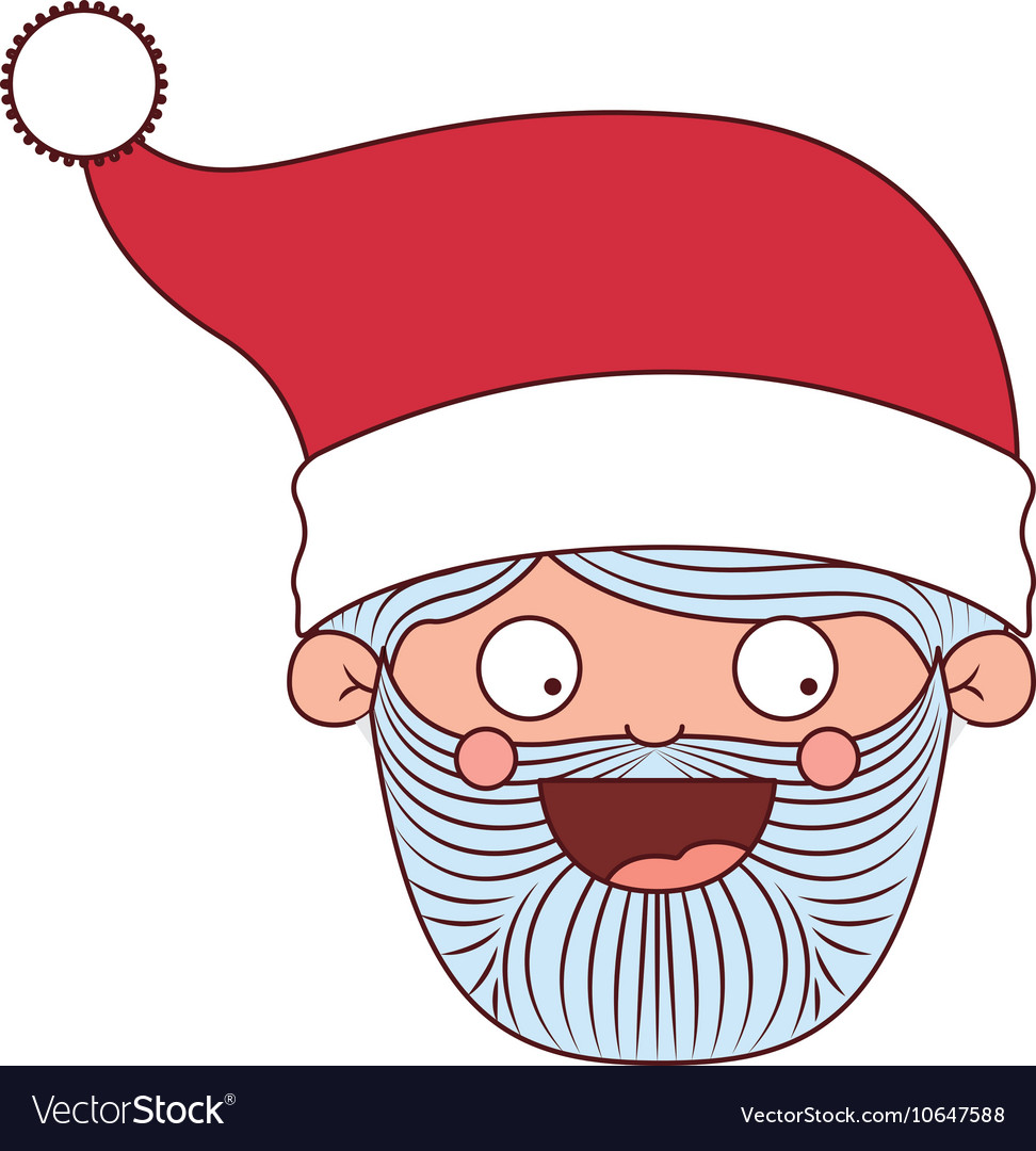 Santa cartoon of merry christmas