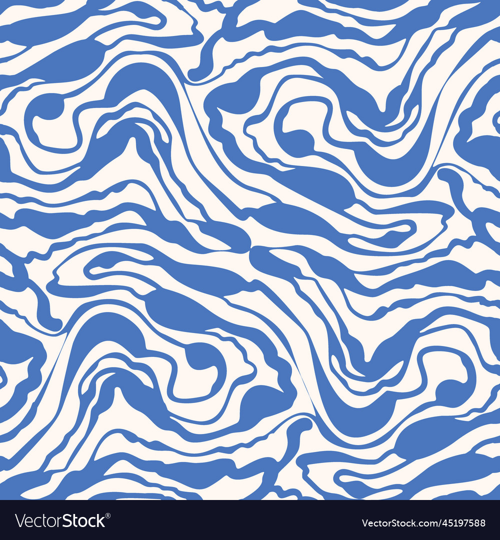 Seamless pattern with wave Royalty Free Vector Image