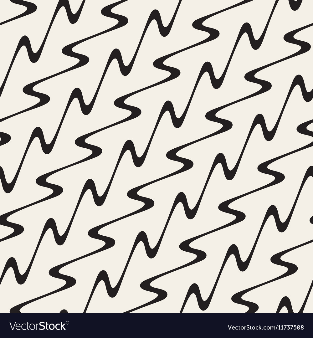 Wavy Diagonal Lines Pattern