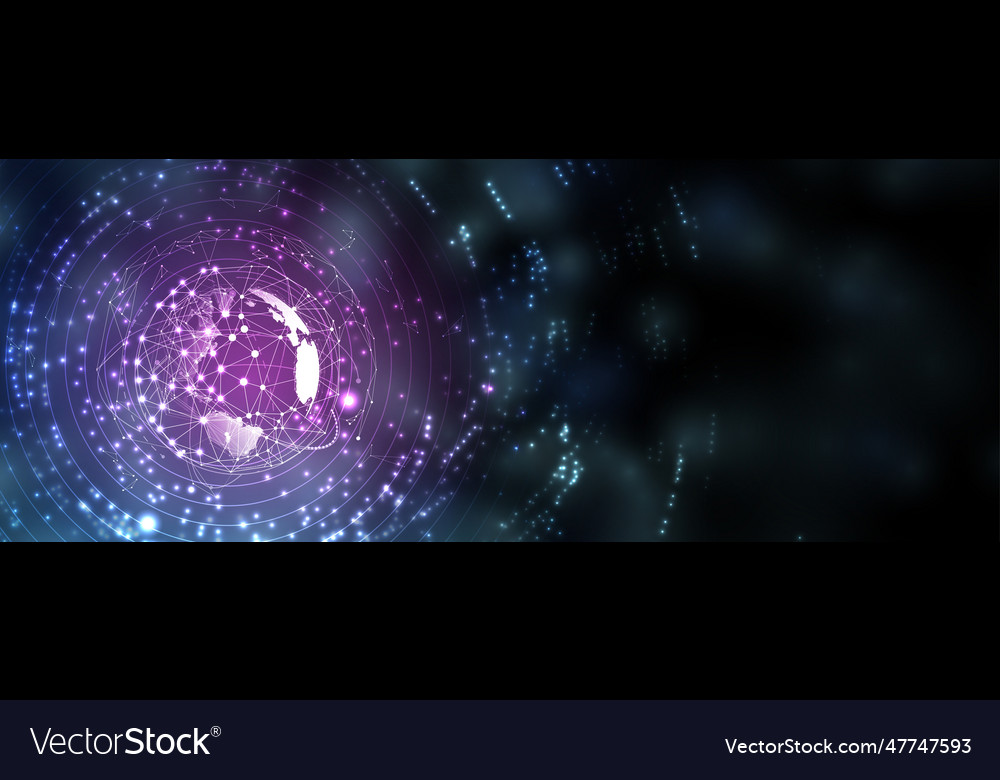 Abstract futuristic fade computer technology vector image Abstract futuristic fade computer technology