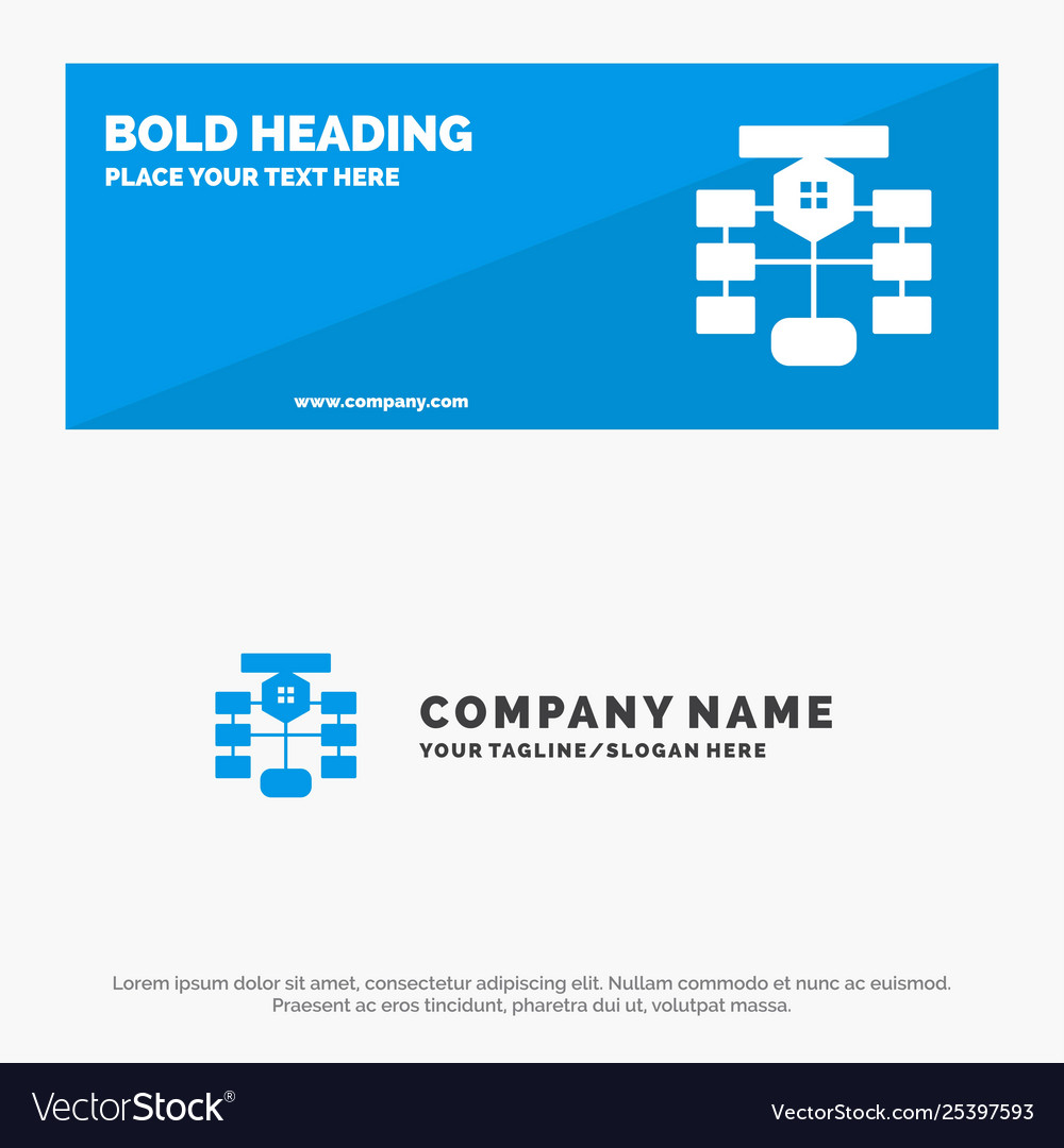 Flowchart flow chart data database solid icon vector image Flowchart flow chart data database solid icon