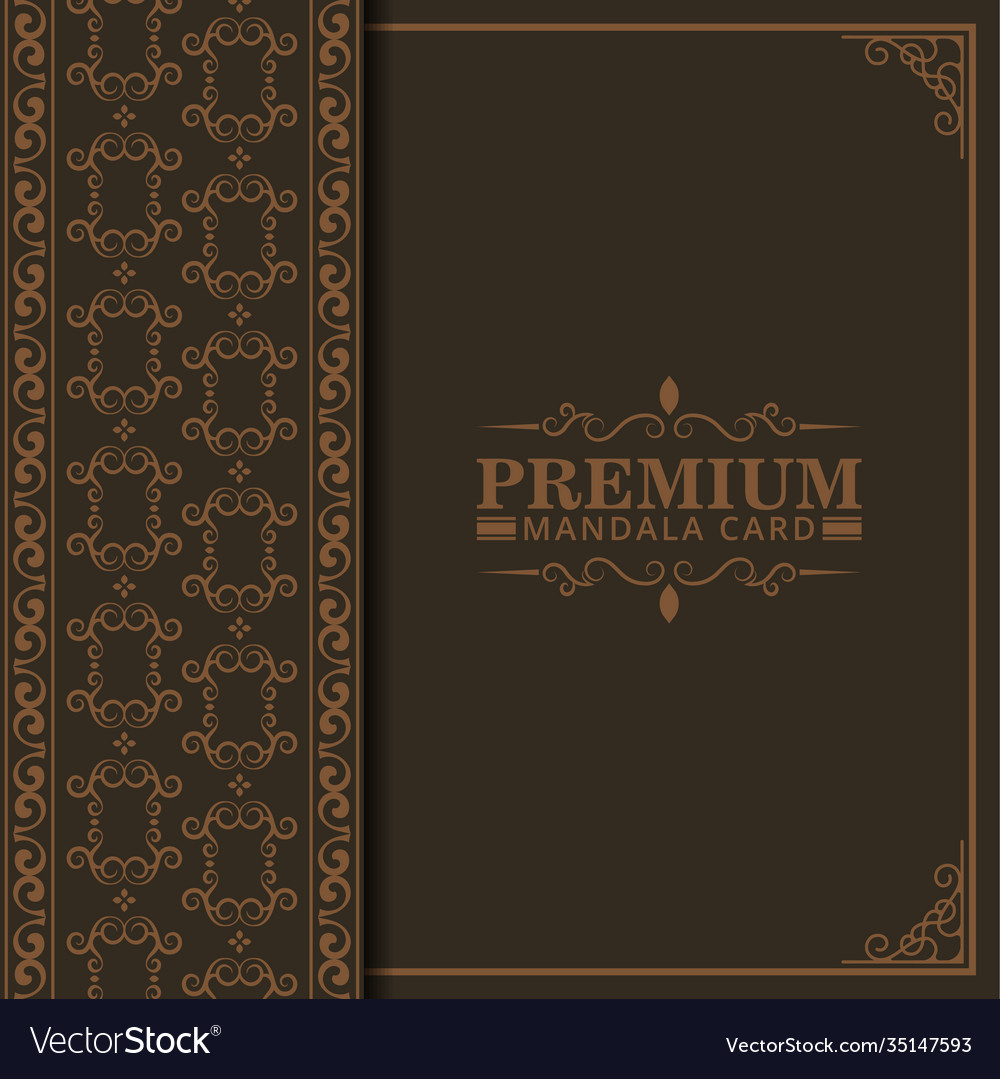 Green dark pattern texture menu design