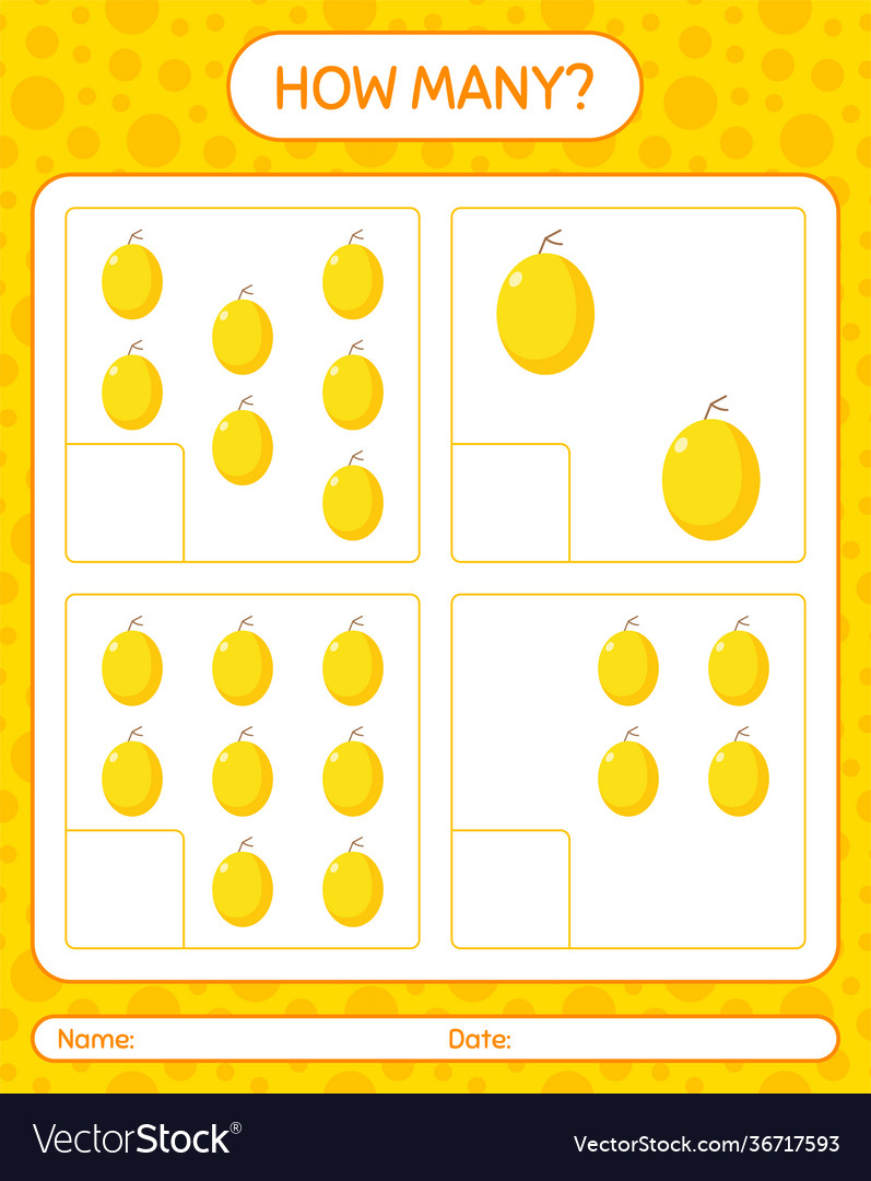 How many counting game with honeydew melon