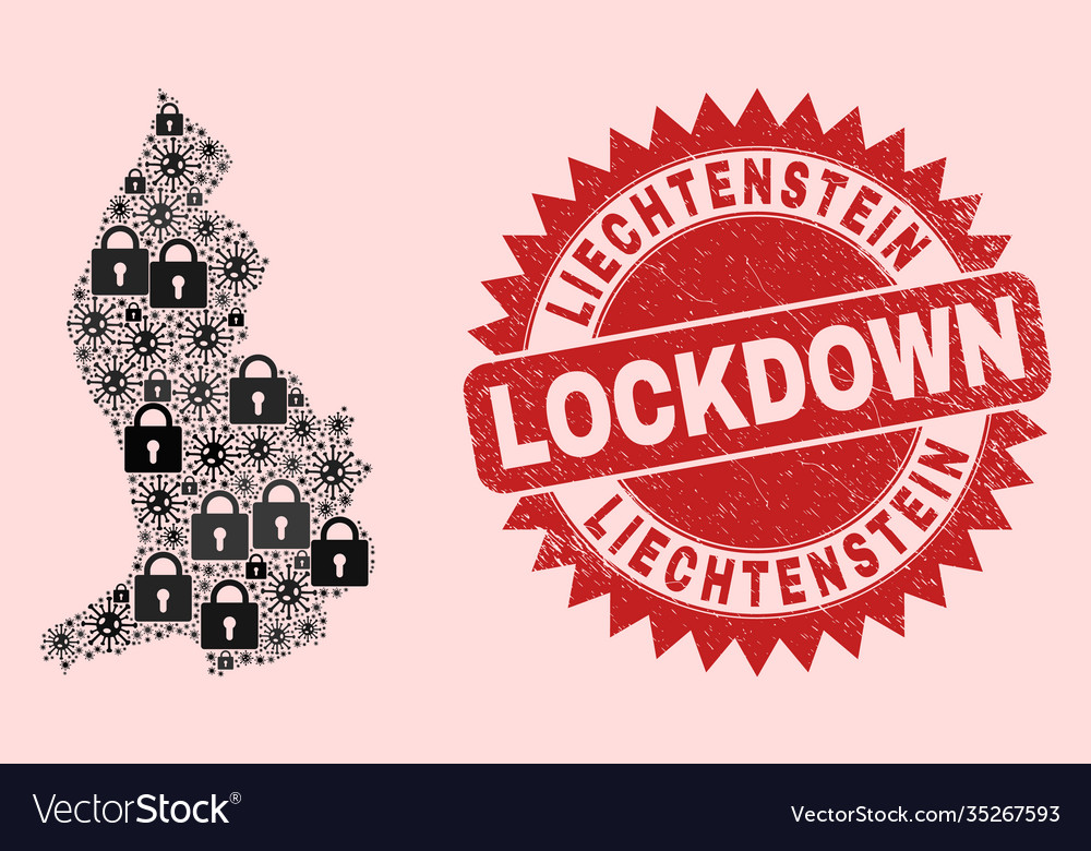 Liechtenstein map composition locks and covid19