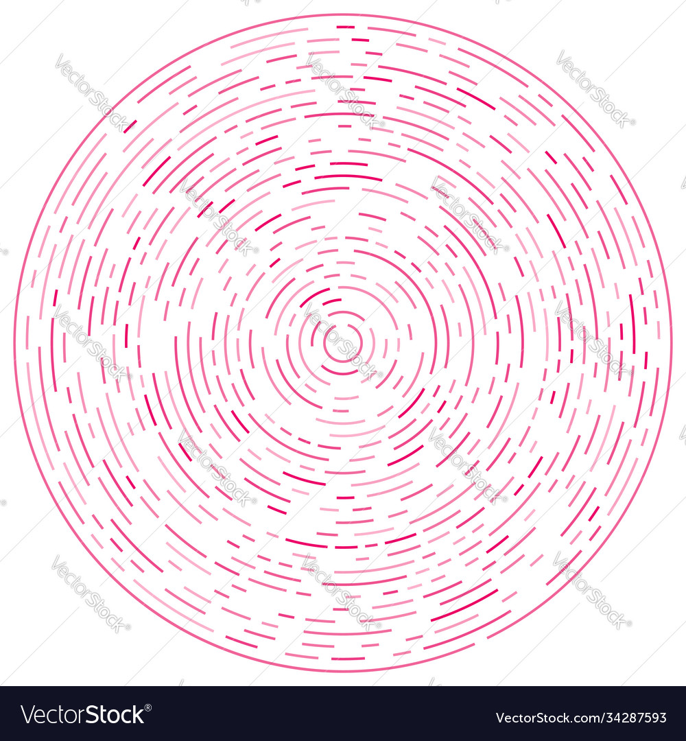 Radial radiating lines abstract burst element