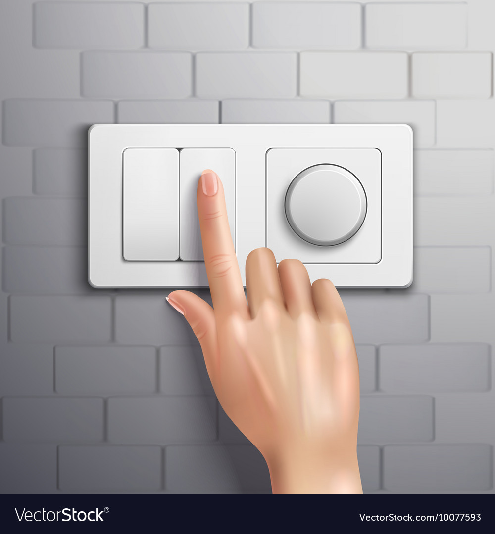 Free Vectors  Finger (where switch button is pressed) OFF