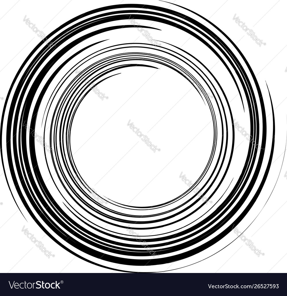 Sketchy sketch circular circles spirally swirly Vector Image