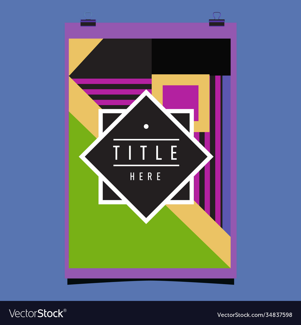 Abstract colorful geometric pattern background