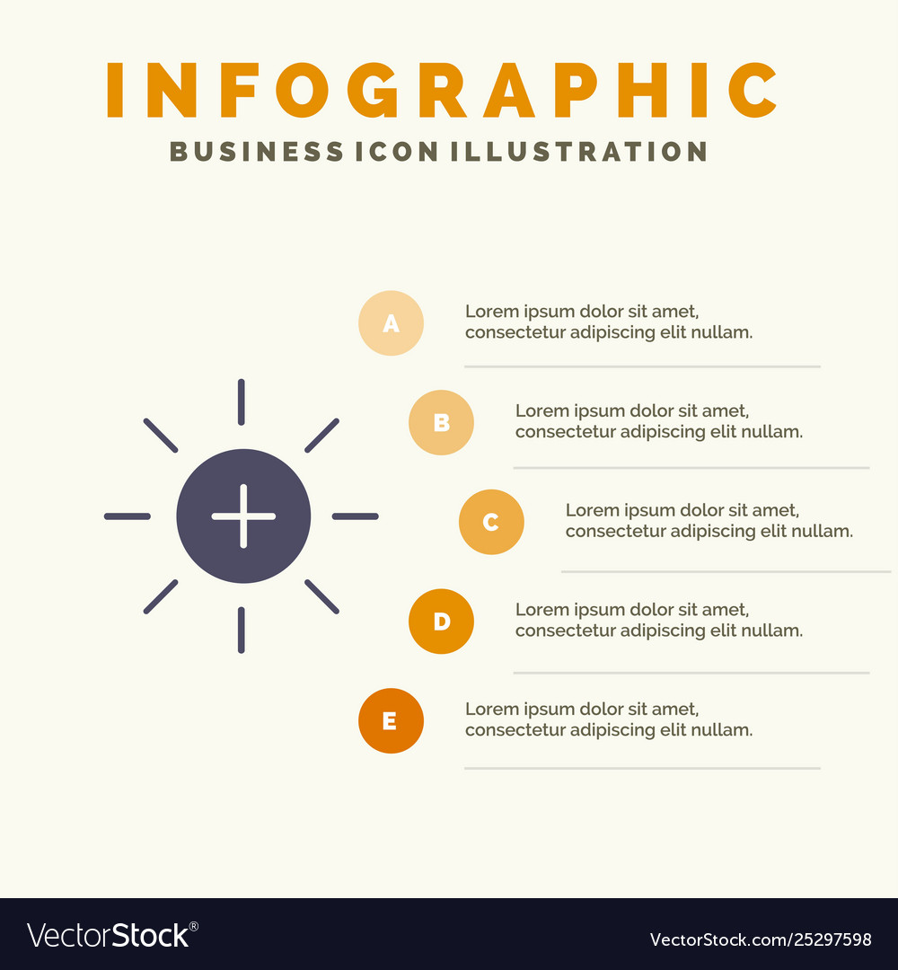Brightness interface ui user solid icon vector image Brightness interface ui user solid icon