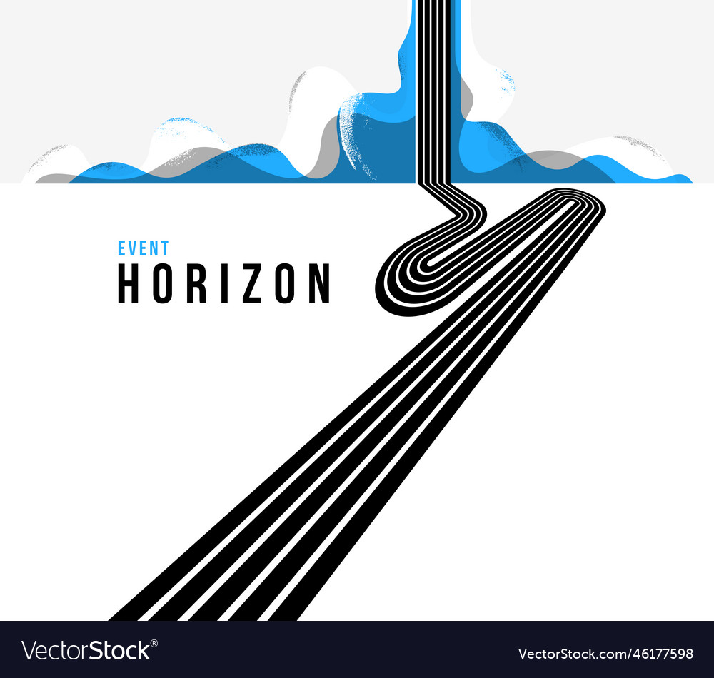 Future lines in 3d perspective abstract vector image Future lines in 3d perspective abstract