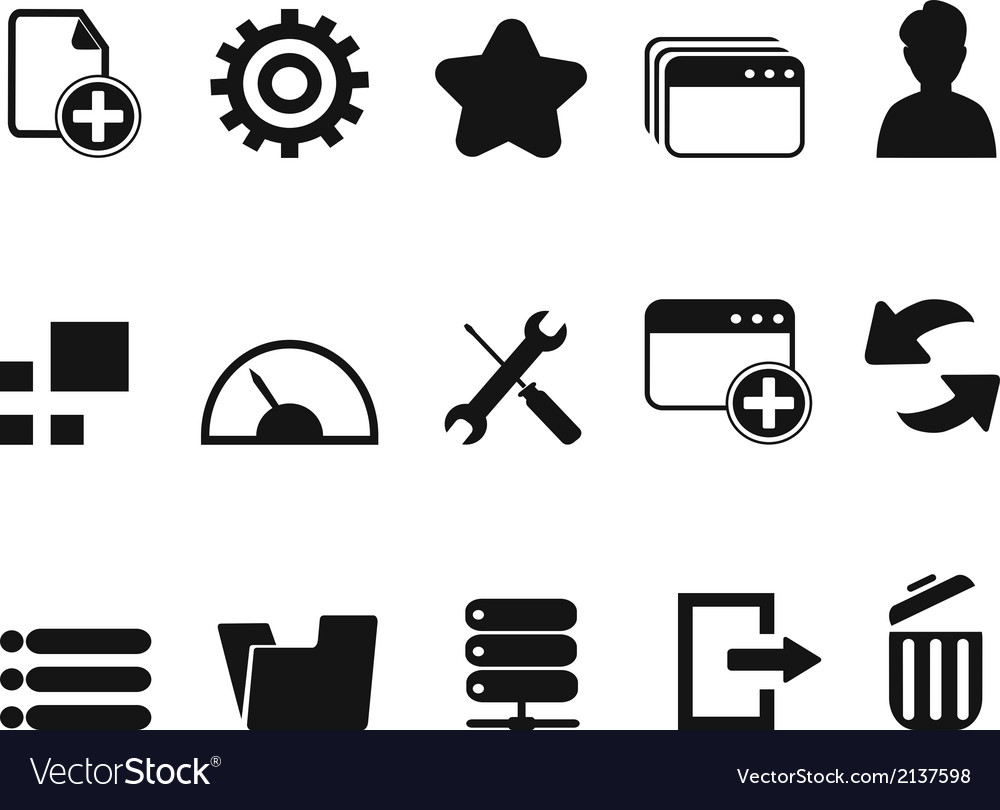 Modern Dashboard Icons