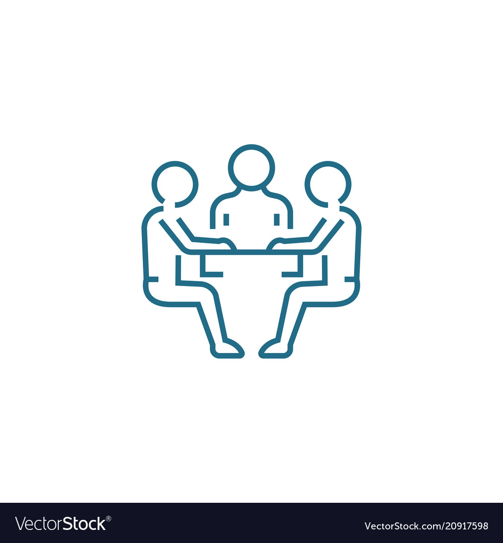 Negotiating Table Icon