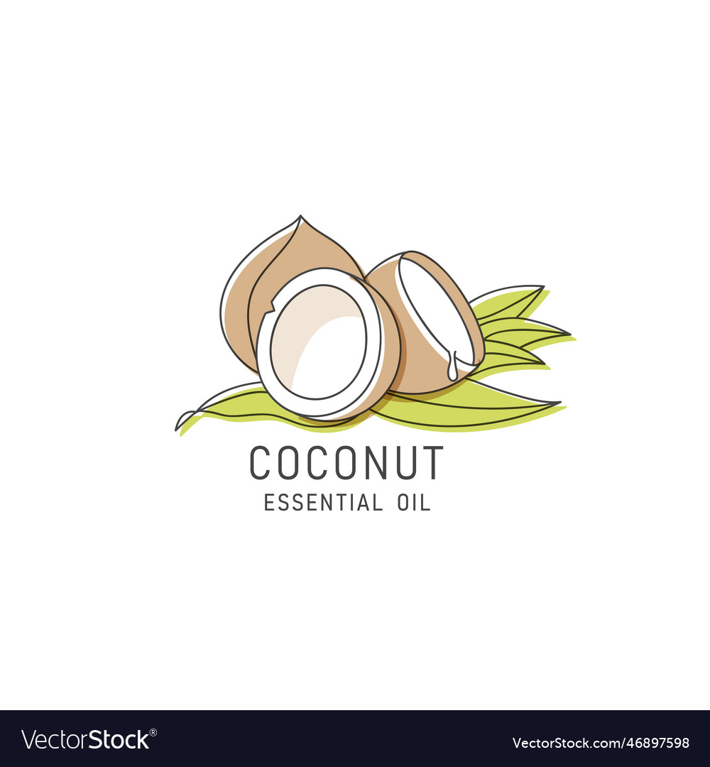 Packaging design element and icon in linear style