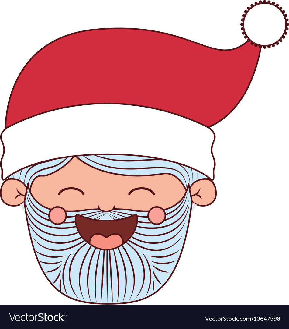 Santa cartoon of merry christmas