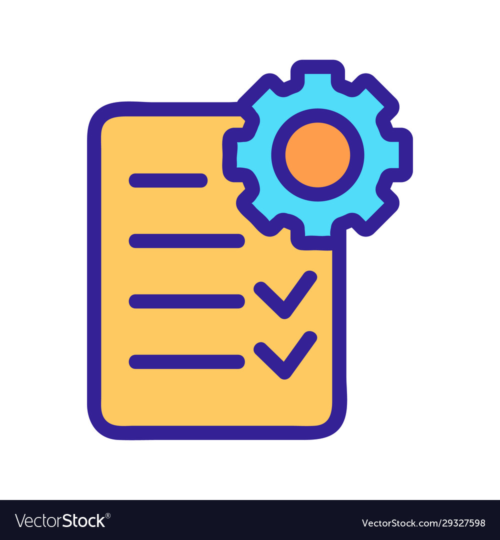 Set up a list icons isolated contour