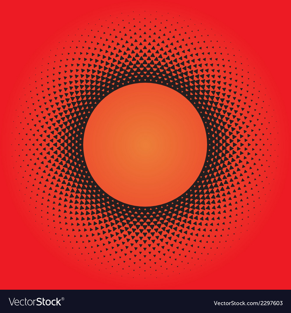 Abstract Halftone Circle Background