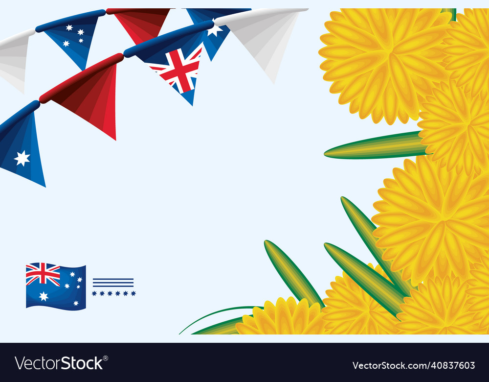 Australia day garland