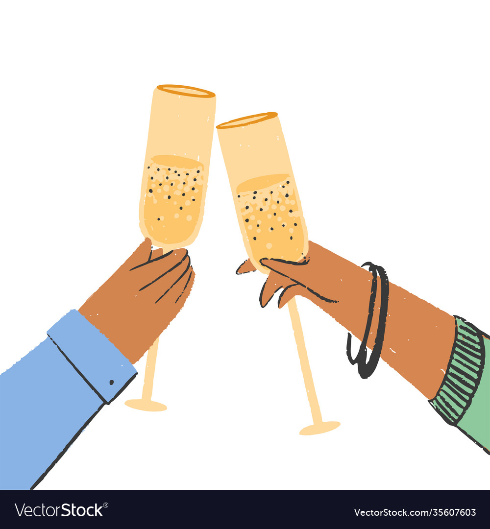 Couple adults having romantic dinner vector image Couple adults having romantic dinner