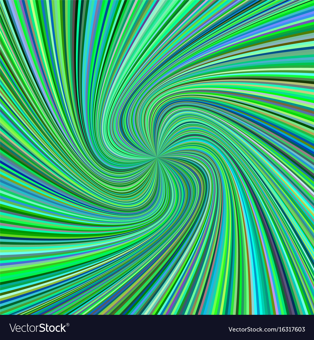 Geometric spiral background - from spinning rays