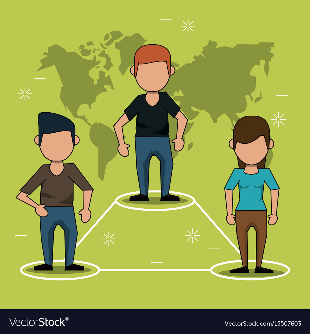 Light green background with map of the world