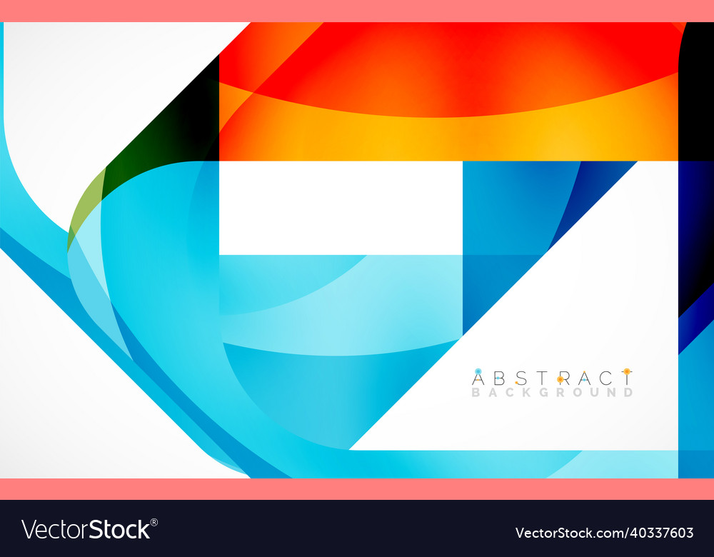 Minimal background abstract square shape vector image Minimal background abstract square shape