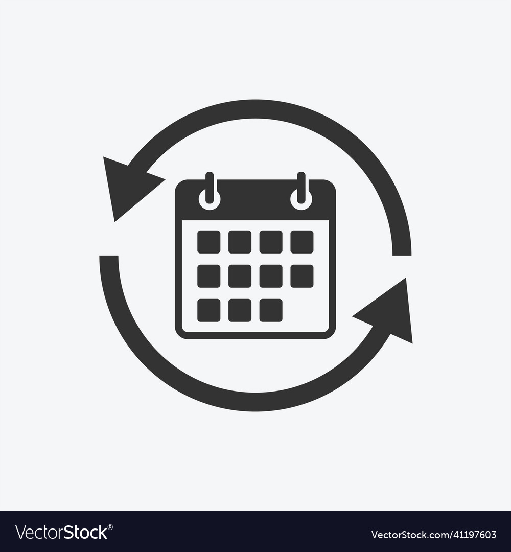 Monthly Subscription Flat Icon