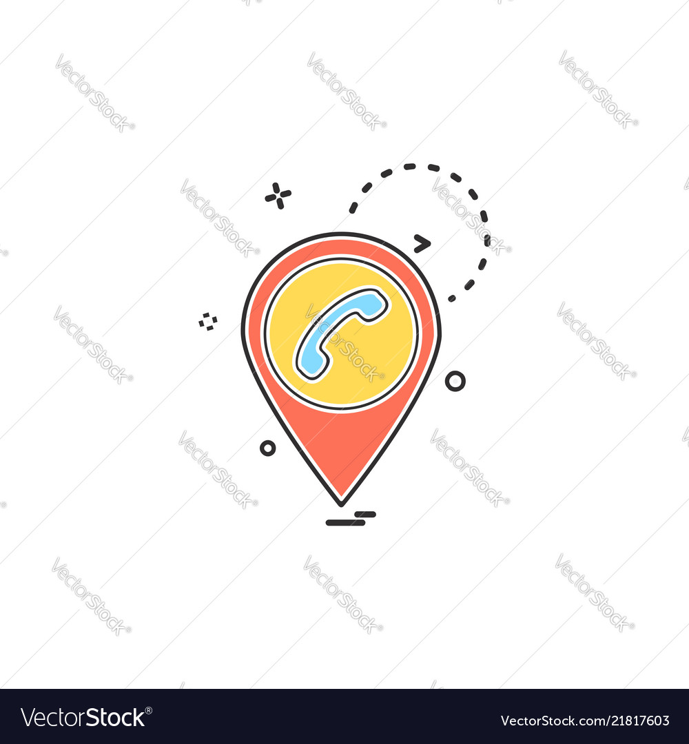 Navigation icon design vector image Navigation icon design