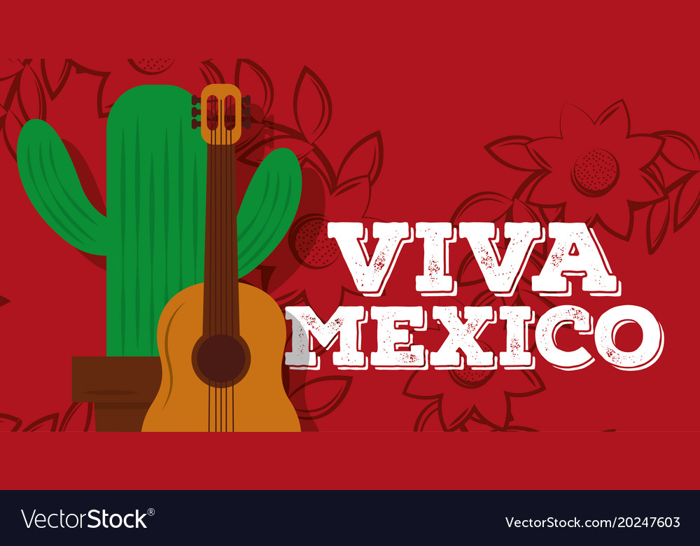 Viva mexico traditional card