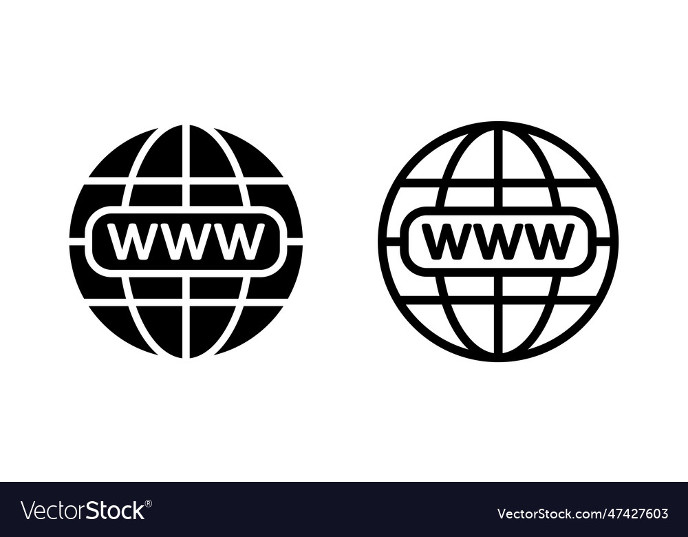 Web icon set go to click