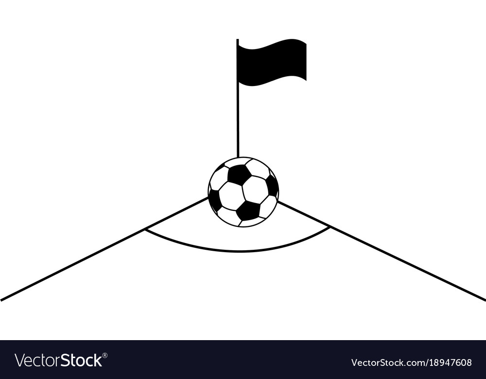 Abstract soccer object