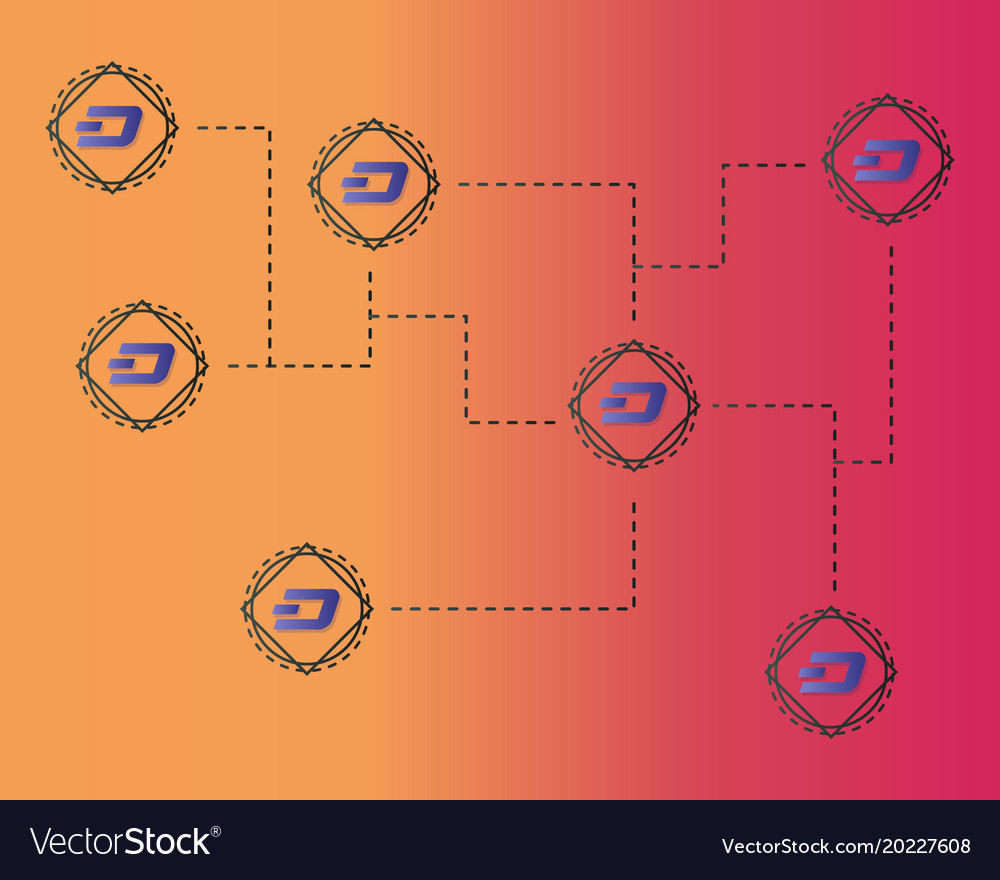 Dash blockchain technology circuit network
