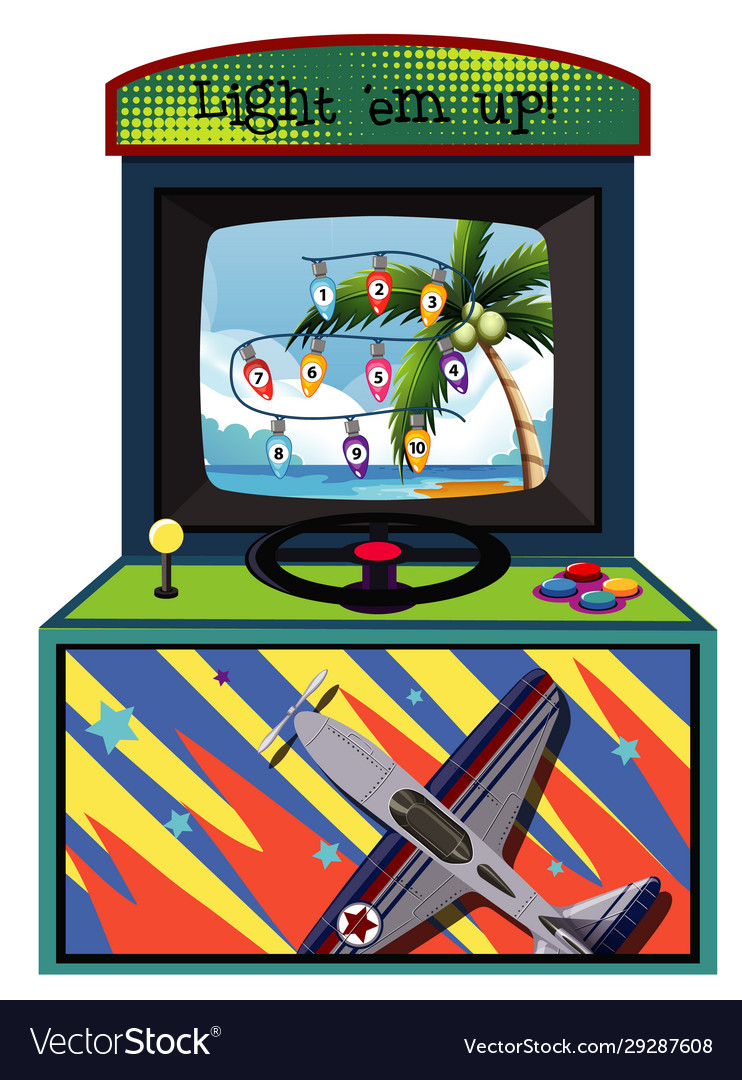 Game machine for counting numbers on isolated