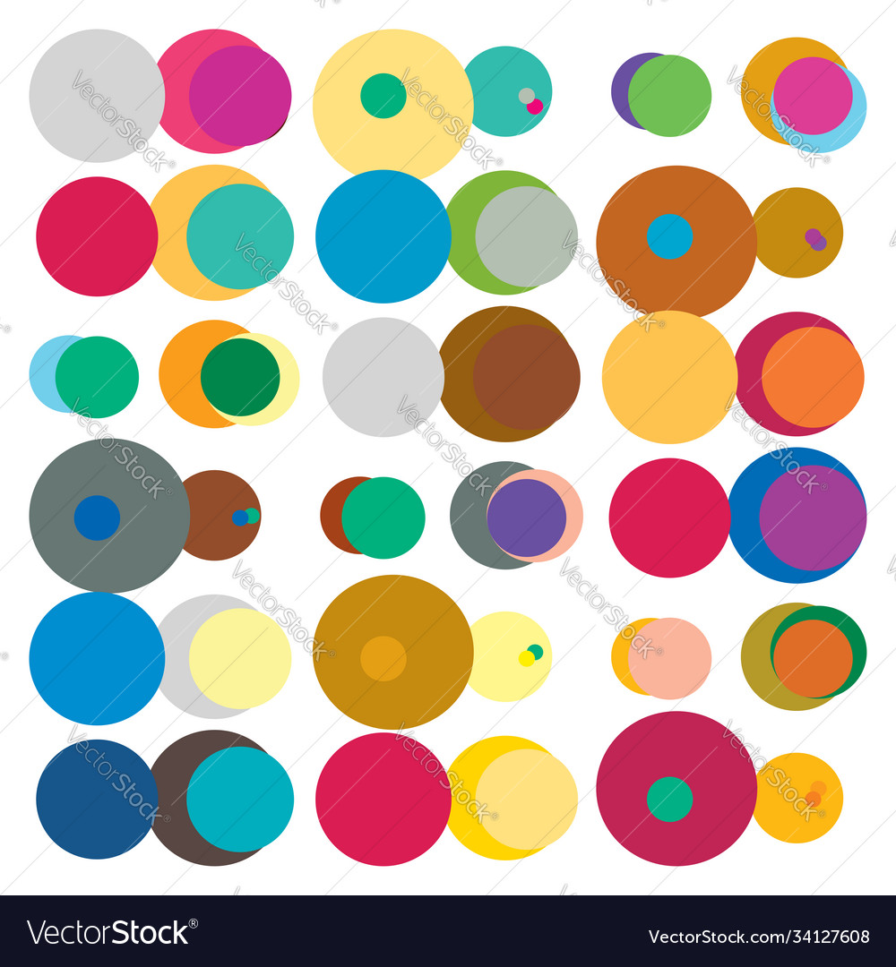Plazful random dots circles pattern vector image Plazful random dots circles pattern