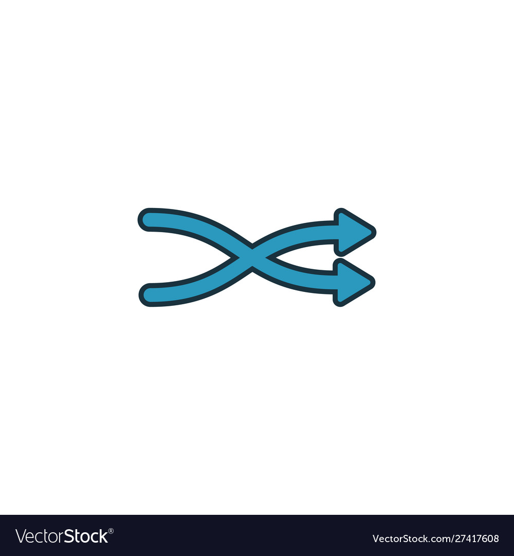 Random icon outline filled creative element from