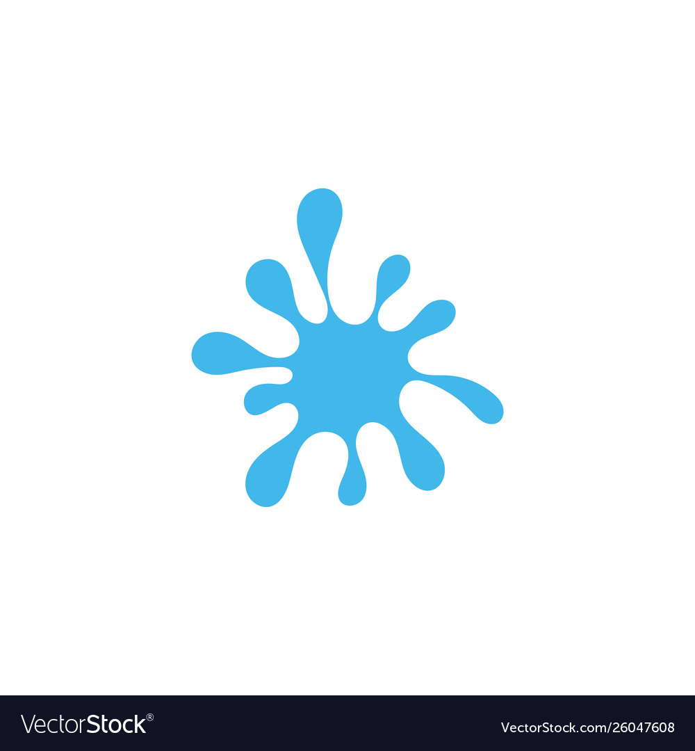 Splash water logo template