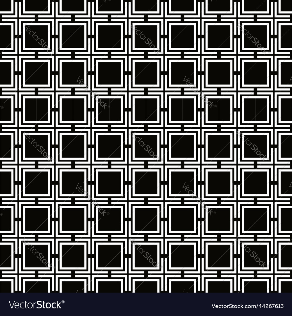 A seamless pattern of linked squares