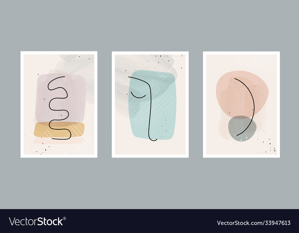 Abstract arts background with different shapes vector image Abstract arts background with different shapes