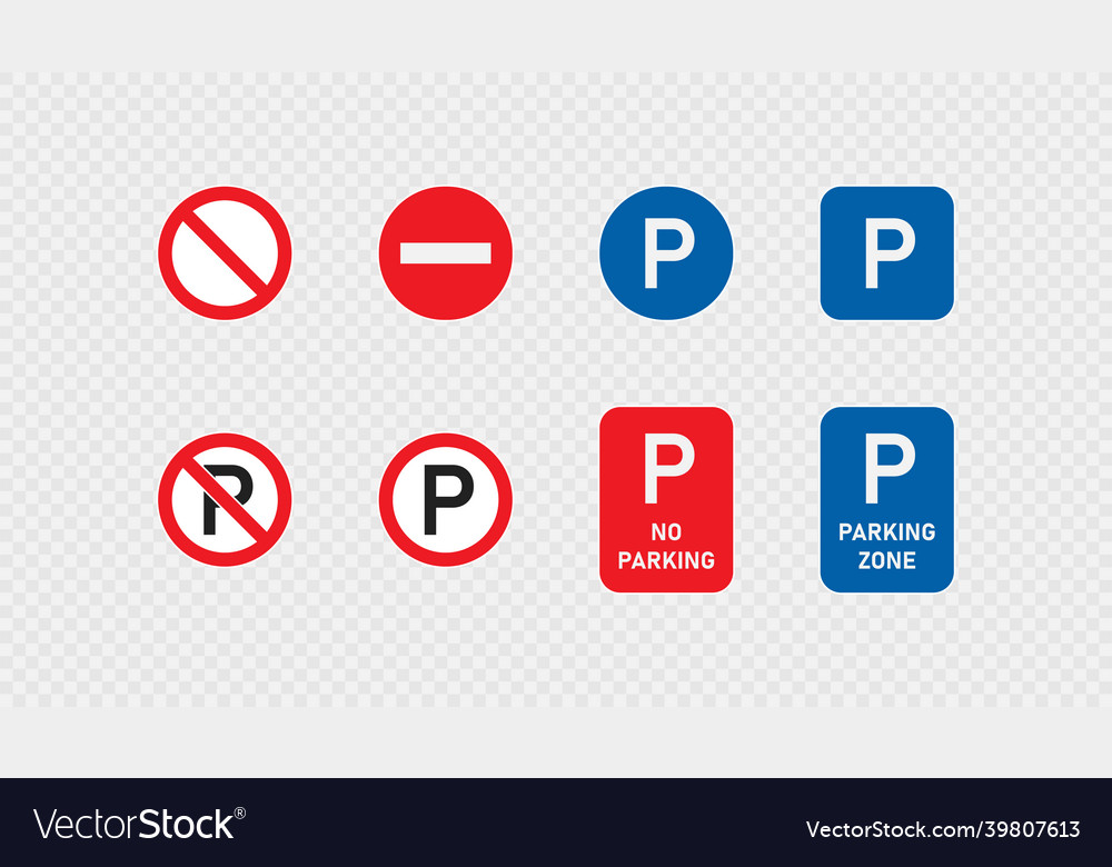 Car park sign parking zone icon p symbol