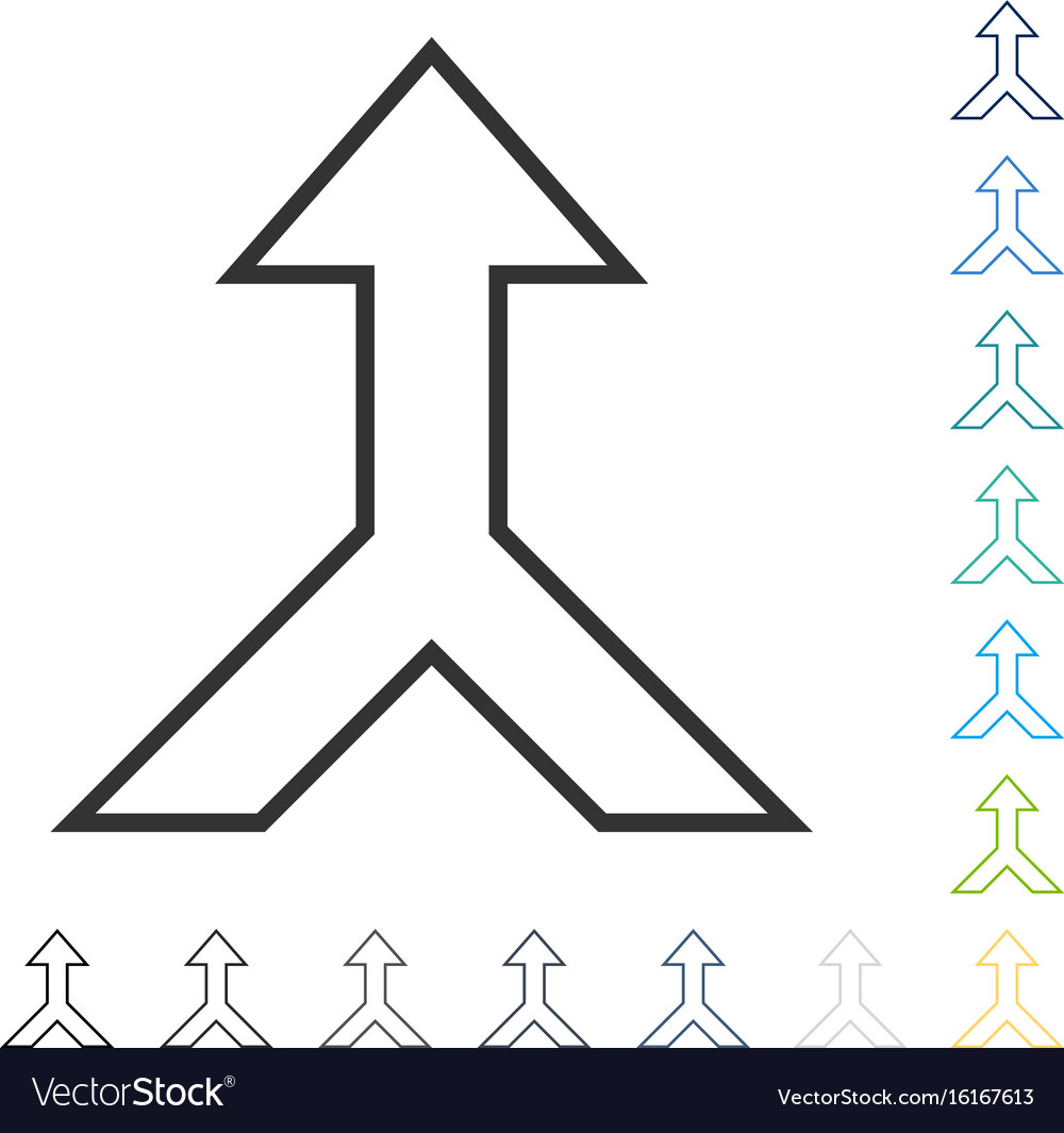 Combine arrow up icon
