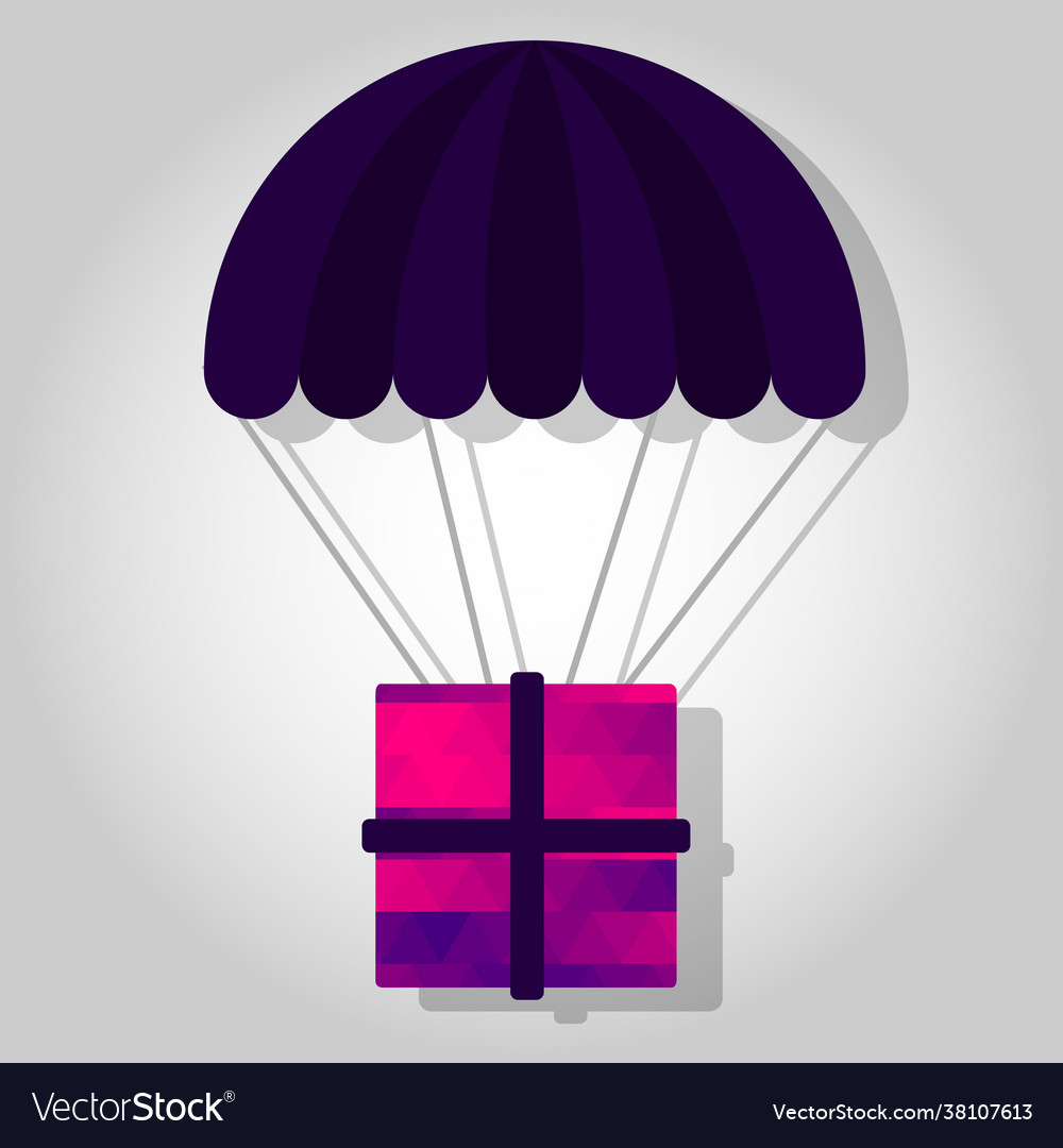 Conceptual delivery experiment with colorful