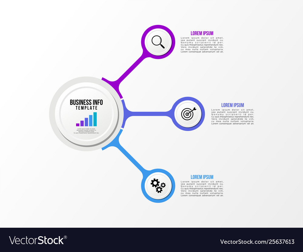 Infographic design template with options steps