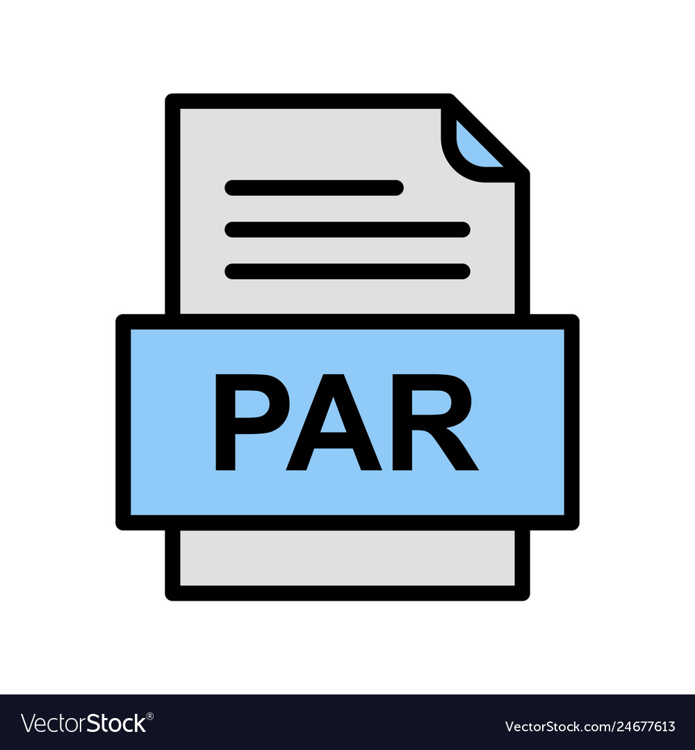 Par file document icon