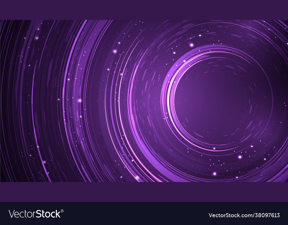 Purple abstract background with circular shapes vector image Purple abstract background with circular shapes