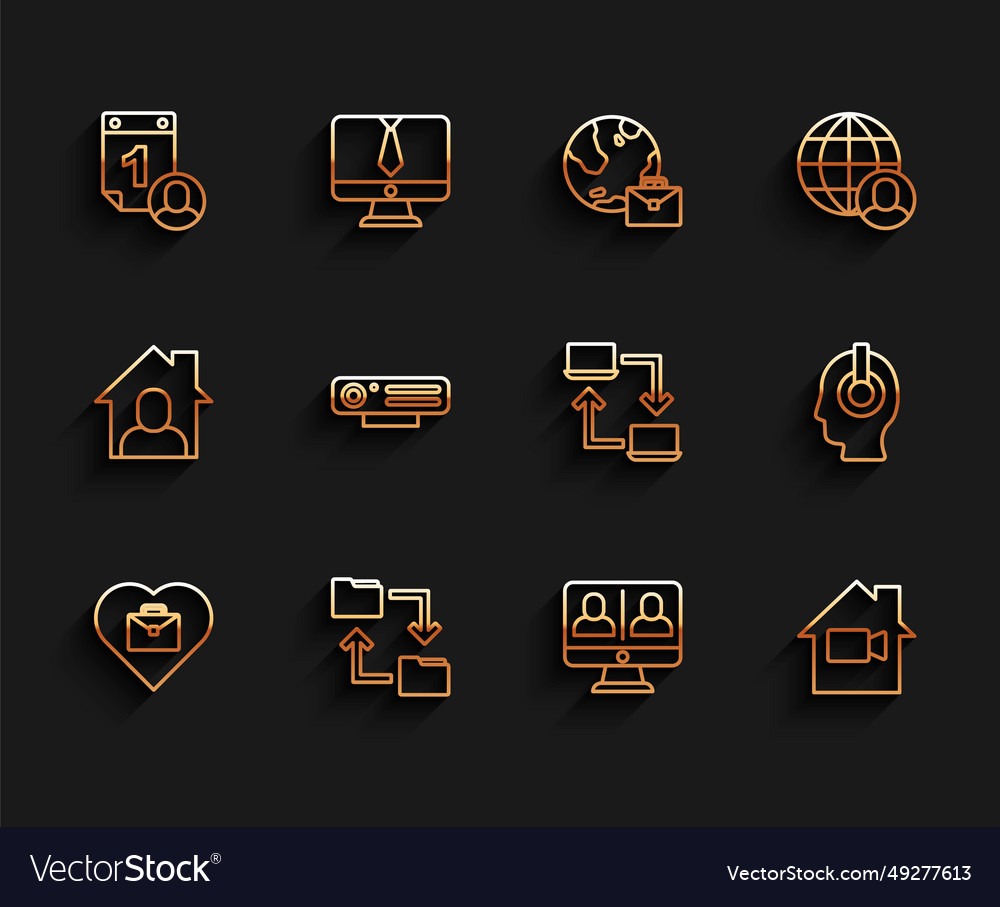 Set line heart with text work cloud storage vector image Set line heart with text work cloud storage