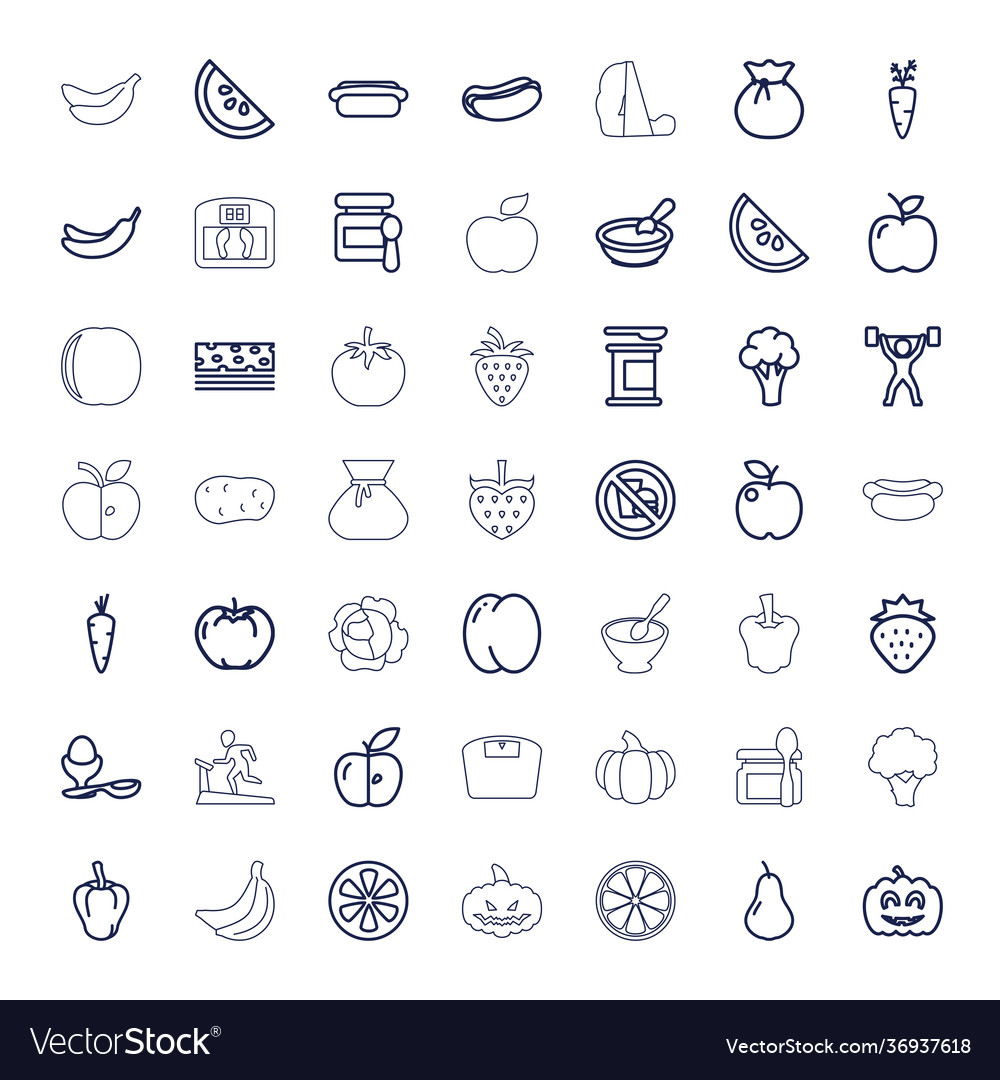 49 diet icons