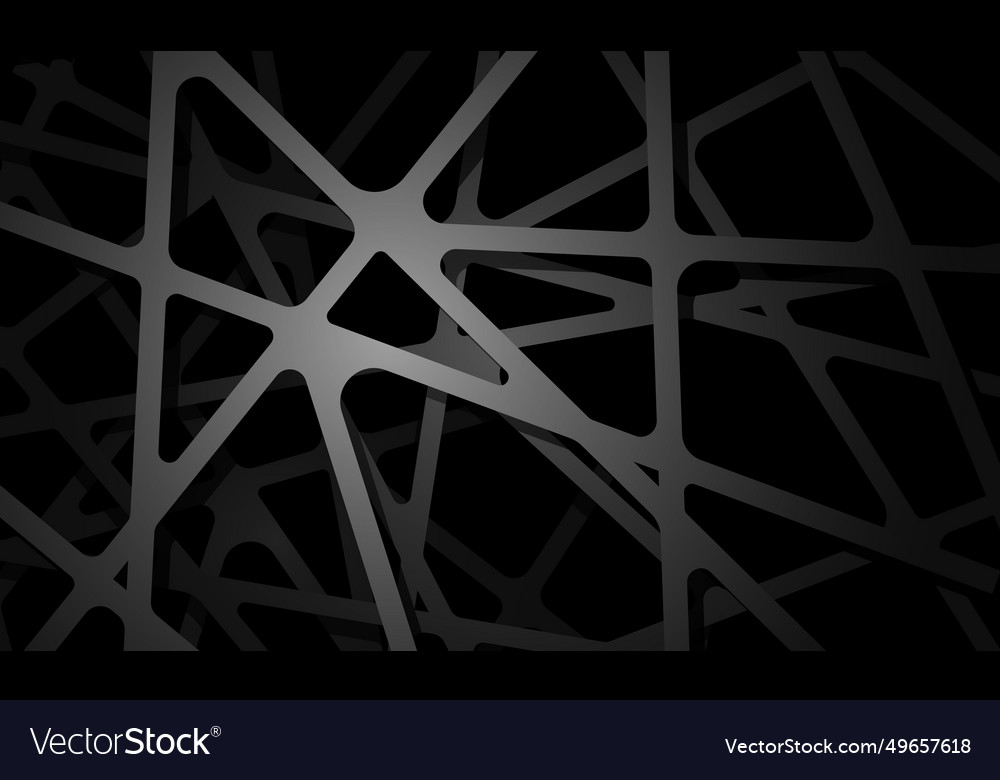 Abstract dark gray geometric mesh pattern overlap vector image Abstract dark gray geometric mesh pattern overlap