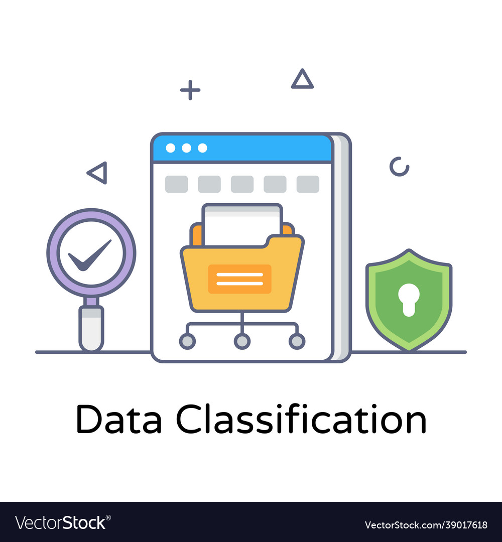 Data classification Royalty Free Vector Image - VectorStock