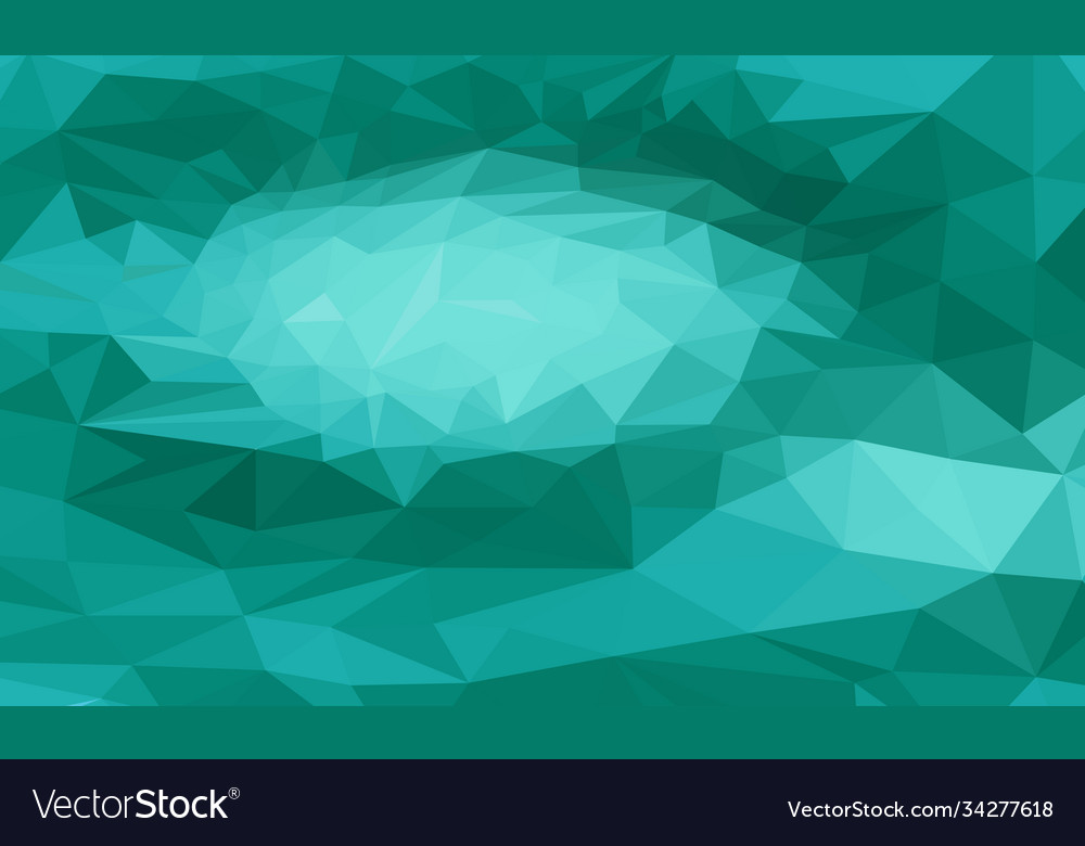 Green triangular background Royalty Free Vector Image