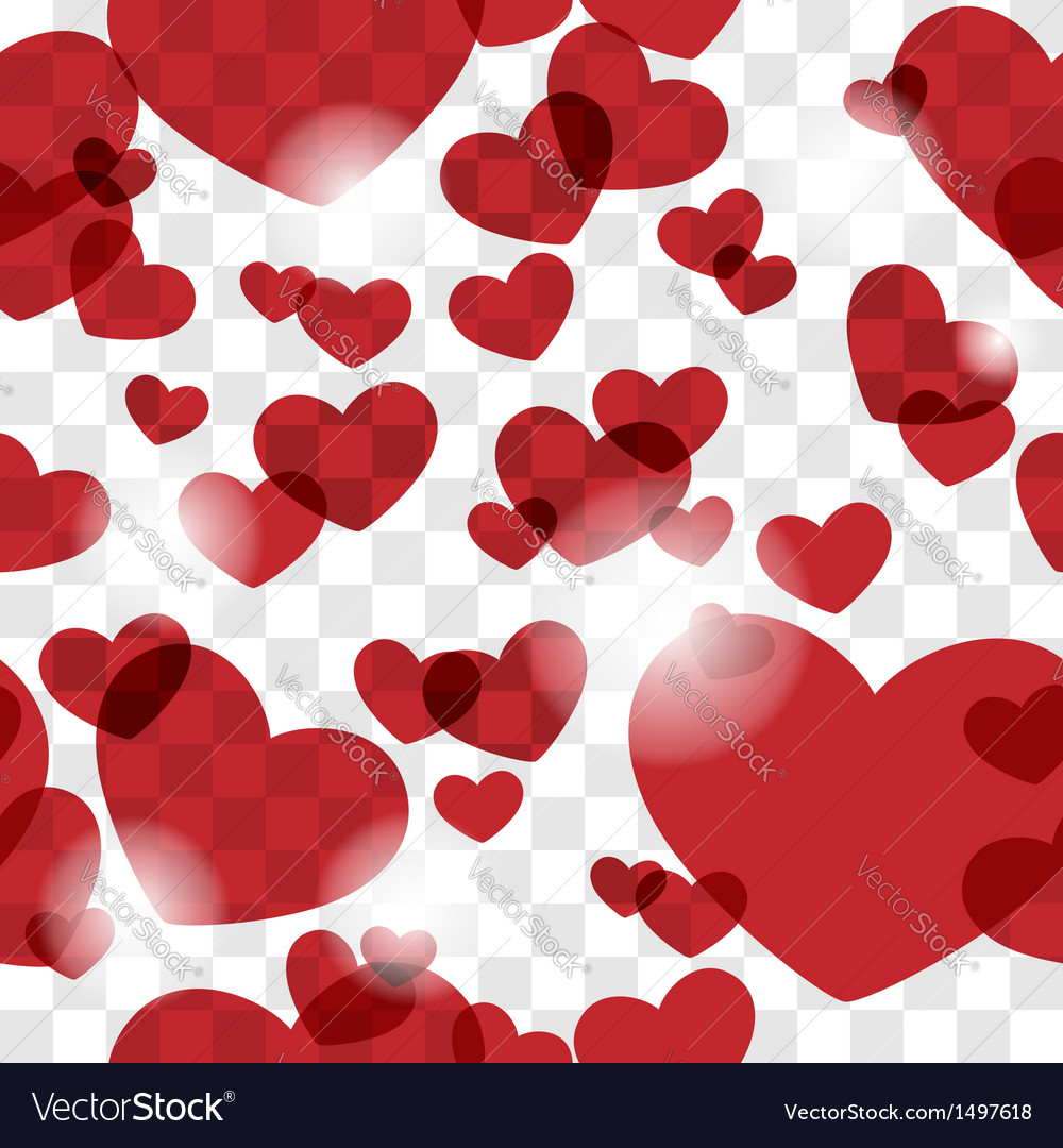 Heart Chess Seamless Pattern